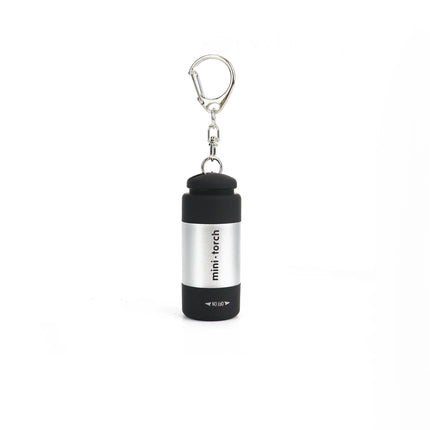Micro LED Strong Light Pocket Keychain Flashlight USB Rechargeable Waterproof Outdoor Hiking Camping Mini Flashlight Pendant