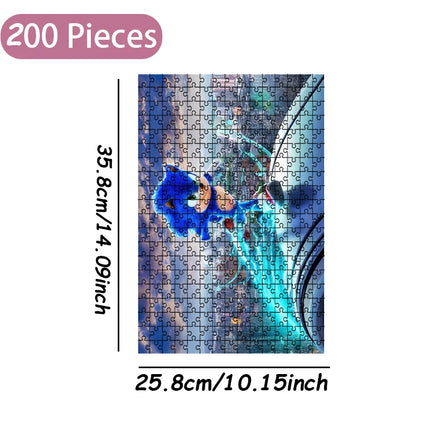 Sonic the Hedgehog Jigsaw Puzzle 108/200/300/500/1000 Pieces Wooden  Puzzle High Quality Birthday gift