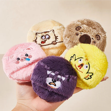 Life Girls cute and soft plush powder puff, flocking, comfortable and skin-friendly, thick, setting, loose powder, soft cushion