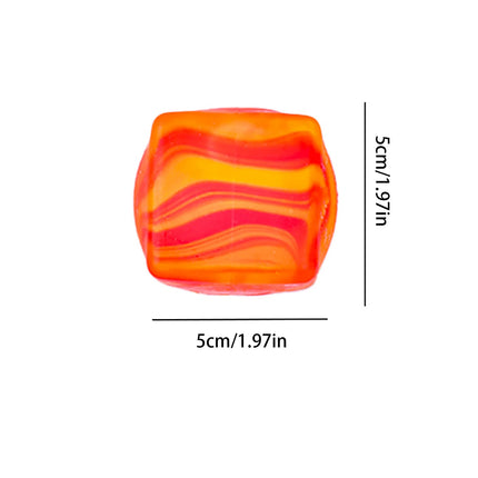 Stress relieving flow pattern cube kneading, three-dimensional kneading venting toy slow rebound decompression