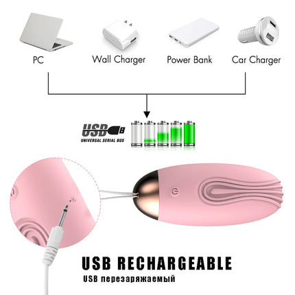 Wireless Remote Control Vibrator for Women 10 Speed Bullet Eggs Clitoris Stimulator Panties Ball Sex Toys for Women Masturbators