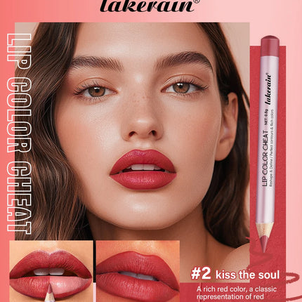 Lakerain Easy To Wear Non-stick Cup Lip Contouring Lip gloss lipstick Pen 4 Colors Lipliner Pencil Waterproof Matte Cosmetics