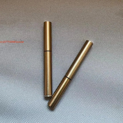 New Brass NunchakuLighter Windproof Mini RetroGrinding Wheel Ignition FlintFireless Men's Smoking ToyGift