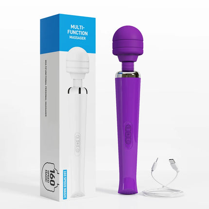 Powerful Dildo Vibrators Sex Toys for Woman AV Magic Wand Vibrating Vaginal Clitoris Stimulator Body Massager Adult Sex Product