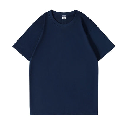 Customize 100% Cotton Men's T-Shirt Unisex Personalized Crewneck Top Tee Workwear Design Brand Logo Print Clothes Team Clothing