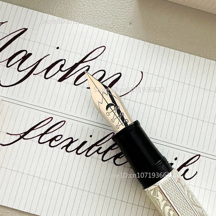Hot MAJOHN P139 P138 P136 Classic Flex Nib Fountain Pen Flexes Nib Pen Softness Flexare Business Modification Writing Pen ES ER