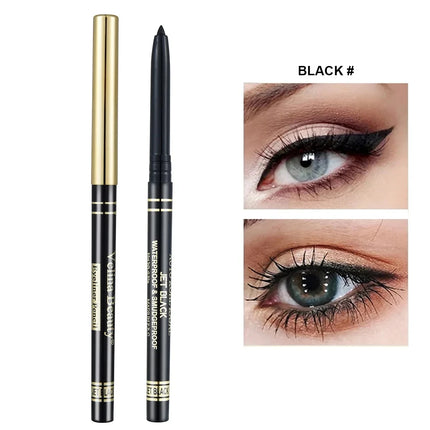Lasting Black White Eyeliner Gel Pen Waterproof Liquid Eyeliner Pencil Quick-drying Not Blooming Eye Liner Eyes Makeup Cosmetic