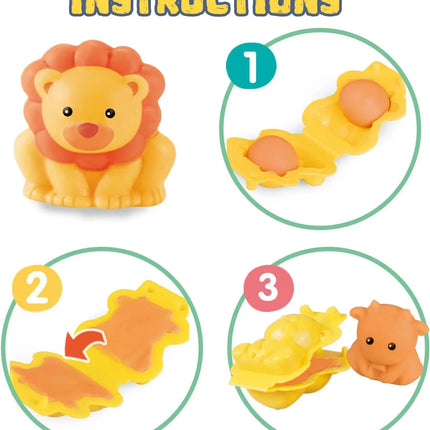 Cartoon 3D Animal Play Dough Molds DIY Creation Tools For Kids Toddlers Various Animal Molds Rolling Pins Clay Dough Accessories
