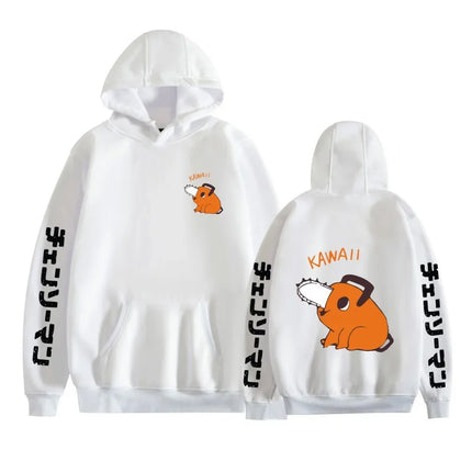 Pochita Chainsaw Men's Hoodie Fashion Long Sleeve Sportswear Casual Harajuku Street Wear Hoodie Sudaderas Top