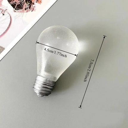 Squishy Light Bulb Maltose Luminous Squeeze Toy Slow Rebound Sensory Fidget Toy Anxiety Relief Novelty Funny Decompression Gift