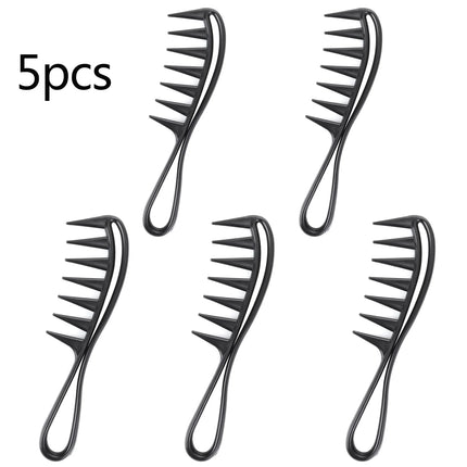 Tooth Comb Hair Styling Accessories 3PCS / 5 PCS Wide Afro Coarse Comb Anti-Static Hairdressing Tool for Men Women Daily Use
