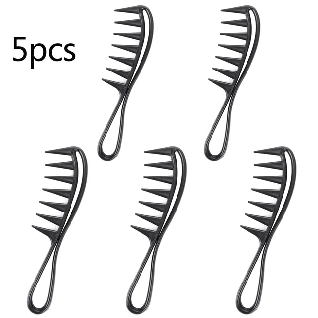 Tooth Comb Hair Styling Accessories 3PCS / 5 PCS Wide Afro Coarse Comb Anti-Static Hairdressing Tool for Men Women Daily Use