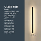 C style Black / Cool White(6000k) / 180cm