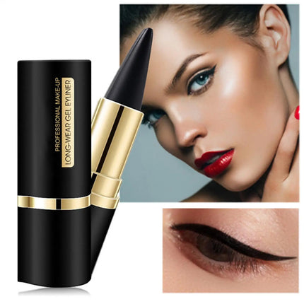 Waterproof Matte Eye liner Gel Fast Drying Smudge Proof Long Lasting Makeup Professional Eyeshadow Pen For Women Girls