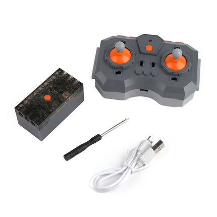 8-Way Remote Control Kit Bluetooth APP Program Power Module For DIY Bricks Model Compatible Educational Creative Assembly Fun Gi