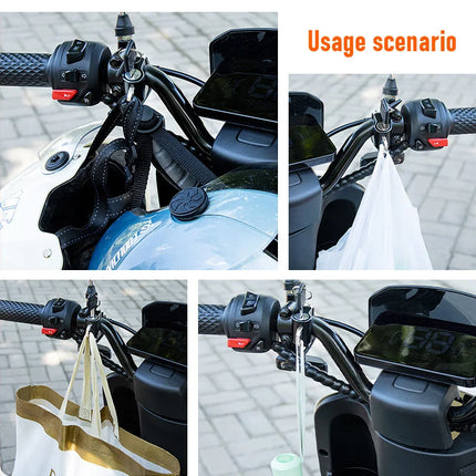 Helmet Lock for Motorcycle Scooter Atv Bicycle Universal Security Anti-theft Handlebar Lock 20mm-26mm with Keys Handle Locks