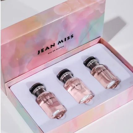 JEAN  MISS Fragrance Set 30ml x 3 Eau de Toilette Gift Pack for Women Long-Lasting Fragrance for Daily Use & Special Occasions