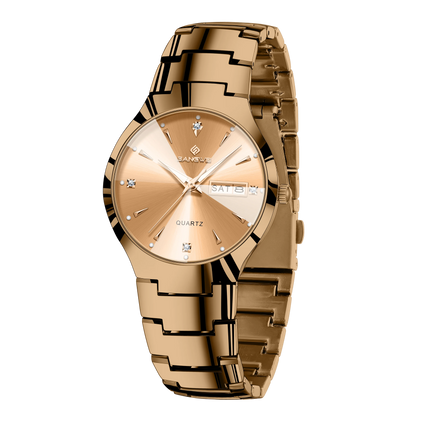 BANGWEI Luxury Business Men's Wristwatch Stainless Steel Waterproof Luminous Man Watch Date Week Fashion Quartz Watches For Men