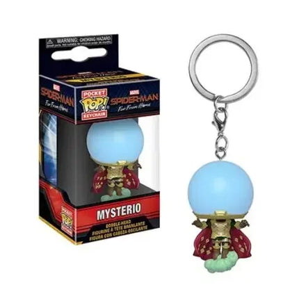 FUNKO Captain America Inro Man Deadpool Spider Man Thanos Thor Keychain Toys Vinyl Doll Collectible Toy Figures Best Kid Gift