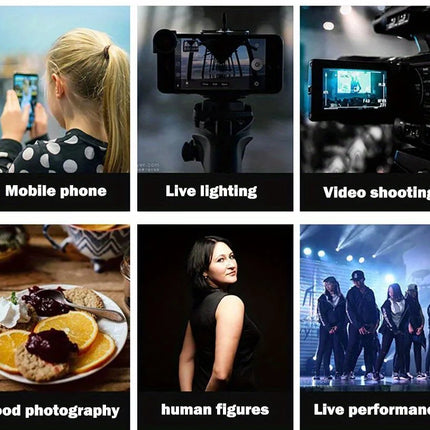 LED Photo Studio Light Video Studio Light With Dimmable for Game Live Video Lighting Portable Video Recording Photography Lamp