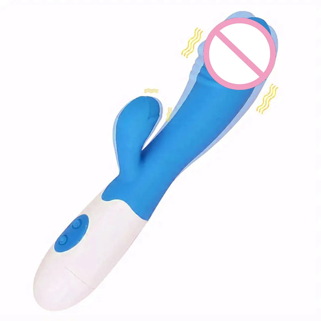 1pc G Spot Rabbit Vibrator 30 Vibration Modes, Waterproof, Perfect for Beginners & Couples - Batteries Not Included