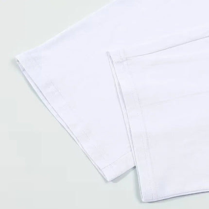 Men's Linen Drawstring Pants Casual Button Detail Elastic Waist Breathable Beach Vacation Daily Wear Straight Leg Trousers for M