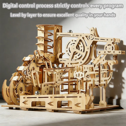 Hot-selling Machinery 3D Three-dimensional Puzzle DIY Hand-assembled Educational Toys Adults High-difficulty Track Balls Gifts