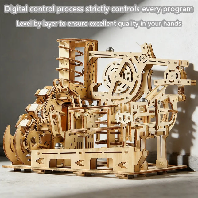Hot-selling Machinery 3D Three-dimensional Puzzle DIY Hand-assembled Educational Toys Adults High-difficulty Track Balls Gifts