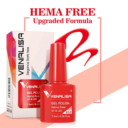 Venalisa 7.5ml Nail Gel Polish 60 Colors Hema TPO Free Milky White Jelly Soak Off UV LED Varnish Full Coverage CANNI Manicure