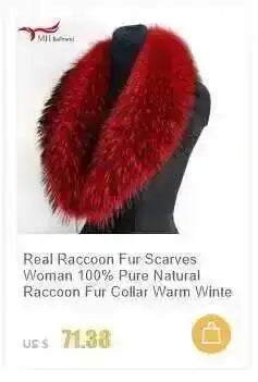 Winter Natural Fox Fur Scarf And Cuff Set Women Jacket Fur Collar Authentic Neck Warm Scarves Luxury Fluffy Fox Fur Shawl