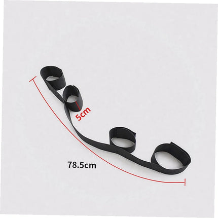 Adjustable Nylon Handcuffs Ankle Cuffs Leg Open Bondage Restraint Straps Fetish Sex Toys For Couples Adult Erotic Games