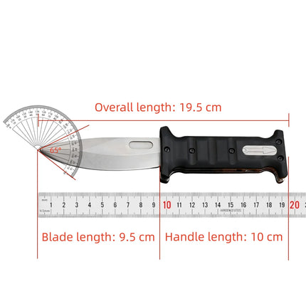 BOKE - New model outdoor knife, suitable for hiking, mountain climbing, fishing and line cutting, sharp fruit knife