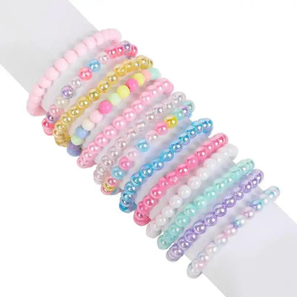 10/20/30Pcs Colorful Beads Bracelet Kids Girls Birthday Party Favors Goodie Pinata Filler Baby Shower Wedding Guest Treat Gifts