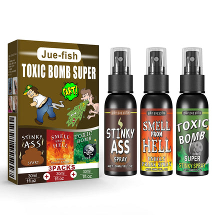 1Pc 30ML Liquid Fart Spray Can Stink Bomb Ass-Smelly Stinky Gas Crap Gag Prank Novelties Toy Joke Stink Bomb Party Supplies