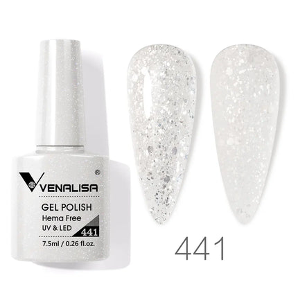 Venalisa VIP4 7.5ml Gel Nail Polish Hema Free Full Coverage Beautiful Semi Permanent Soak Off UV LED Gel Nail Polish Gel Lacquer
