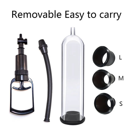 Vacuum Dick Extender Men Sex Toy  Powerful Penis Pump Enlargement Increase Length Enlarger Male Train Erotic Adult Sexy Product