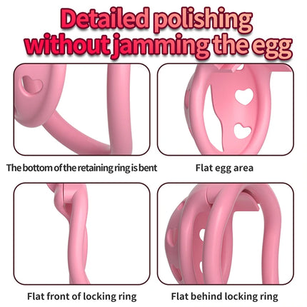 Male New Chastity with 4 Rings Cage Cock Cage Adult Sex Toy for Men Penis Urethral Lock Sissy Bondage Gay Fetish Erotic Product