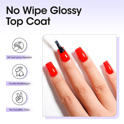 GELLEN Nail Polish Set 18ml 4PCS Kit Base Coat Top Gel Cuticle Softener Oil Salon Quality Manicure Pedicure Valentines Gift