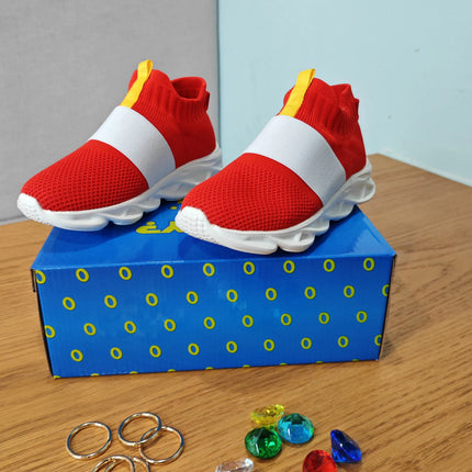 Sonic Shoes For Boys Kids Sonic Zapatillas Sonic Red Sonic Shoes For Kids Boys Girls Cartoon Anime Sonic Games Shoes