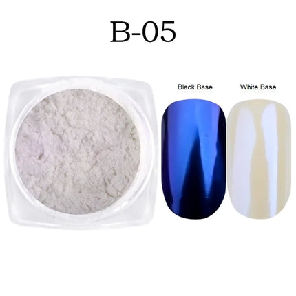 Aurora Mirror Glitter Nail Art Powder Ice Chameleon Rubbing Pigment Dust Sparkly Charm Nails Design Accessory DIY Decorations