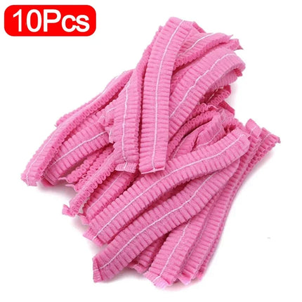 100/50/10PCS Disposable Non Woven Fabric Hat Elastic Sterile Caps Eyelash Extension Head Covers Spa Salon Beauty Accessories
