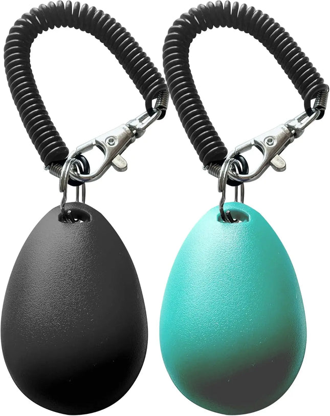 Pet Training Clicker with Wrist Strap - Dog Training Clickers (New Black + Blue) Dog Whistle Pet Accessories