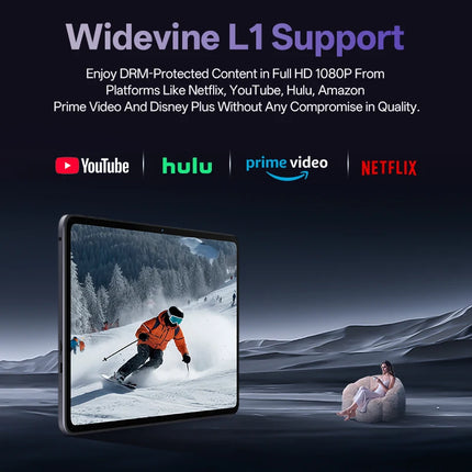 SVITOO Tablet 2026 Android 16 12 Inch 2000 x 1200 2K Display IPS Large Screen Unisoc T7250 Octa-Core Processor 6GB Physical RAM + 24GB Virtual RAM 128GB ROM 1TB Expandable 8800mAh Battery 2.4GHz 5GHz Dual Band WiFi 5 Bluetoot