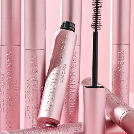 Better Than Sex Mascara make up Big Eyes Nourish Waterproof Sweatproof Bushy Long Volume Pink Aluminum Smooth Makeup 8ml