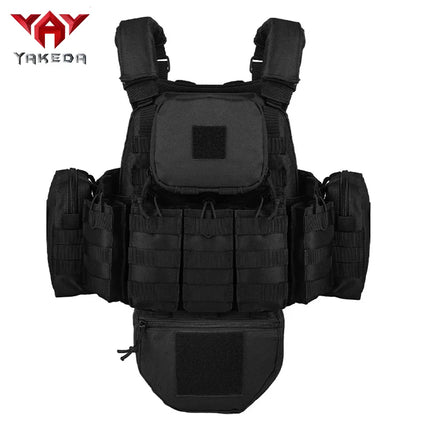 YAKEDA 5-Piece Tactical Training Vest - Waterproof & Expandable