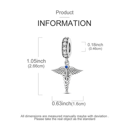 925 Sterling Silver Virgin Goddess Blessing Dangle Prayer Angel Pendant Charms Fit Original Necklace Bracelet DIY For Women Gift