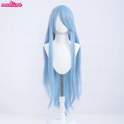 High Quality Anime 100Cm Long Staight Cosplay Wig Black White Red Pink Brown Gold Blue Blonde Purple Heat Resistant Hair Wigs