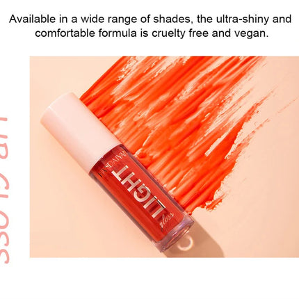 12 Colors Mirror Pearl Lip Gloss Long-lasting Moisturizing Shine Glitter Lip Glaze Waterproof Glass Liquid Lipstick Women Makeup