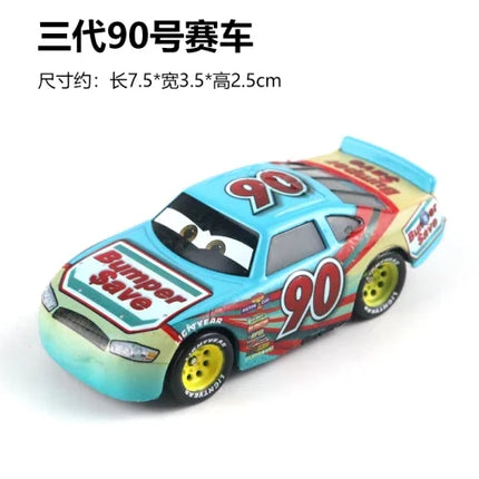 All Style Pixar Cars Metal Diecast Cars Model Lightning McQueen Alloy Car Number 4.19.28.36.51 101 Racing Series Toy