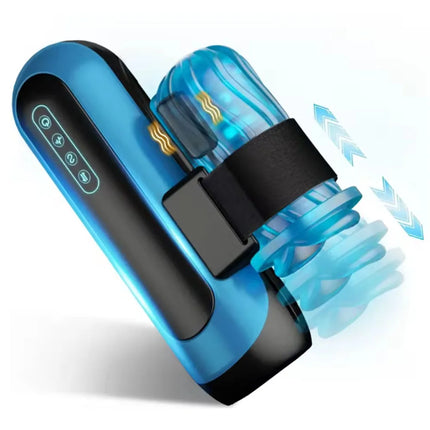 Automatic Male Masturbator Cup with Handle Phone Holder Penis Pump Sex Machine Stroker Adult Sex Toys for Men